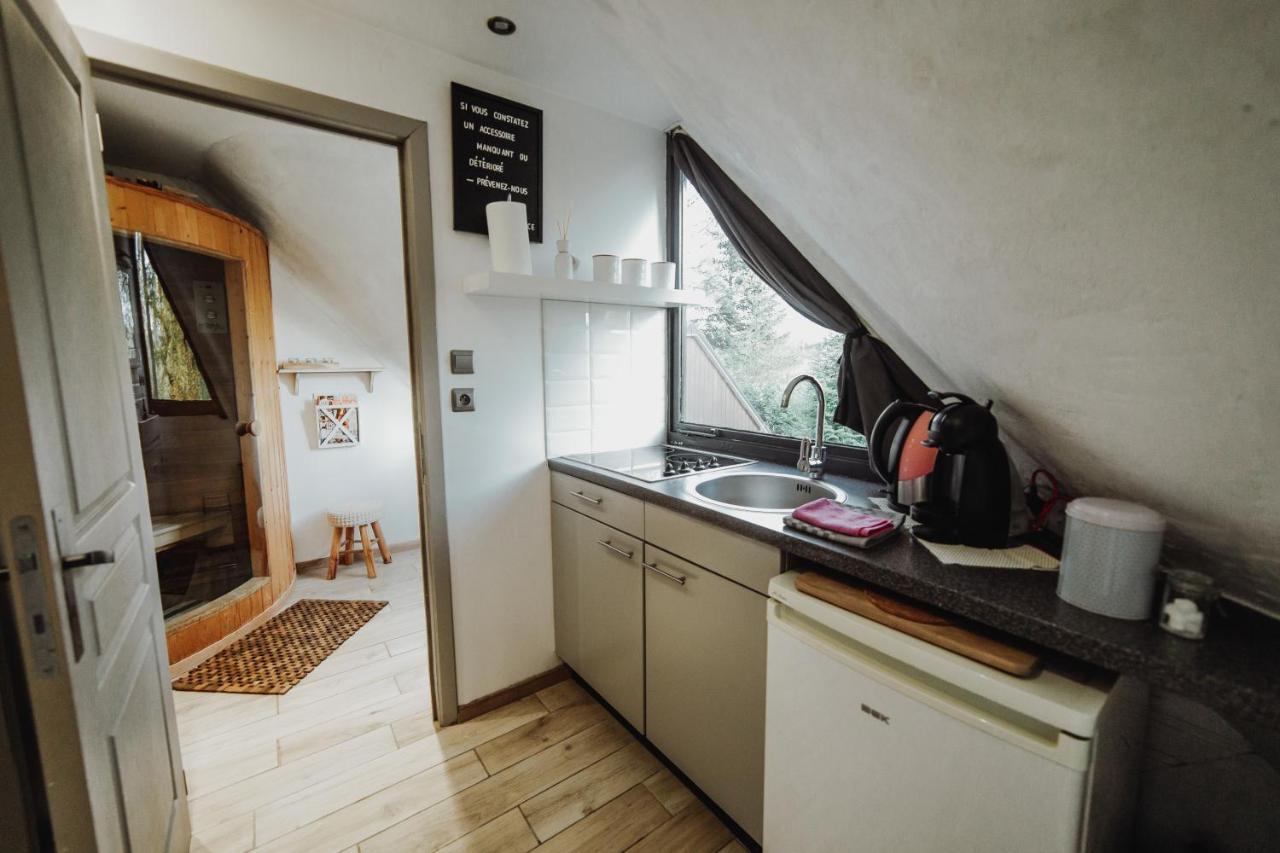 Chalet Scandinave Avec Sauna Ir - In The Woods Gesves Zewnętrze zdjęcie